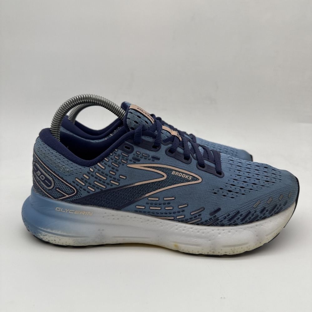 Brooks Glycerin 20 Womens US SZ 9B Blue Running Shoes Sneakers 1203691B478 - Picture 3 of 15